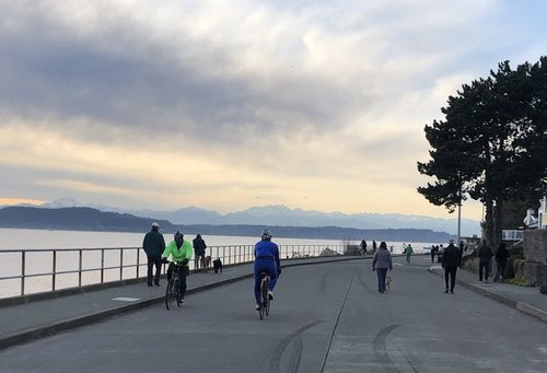 KMS_Alki_WalkingBikingDogsAtDusk