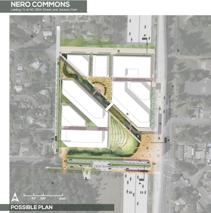 Lid I-5 Pinehurst Station concept