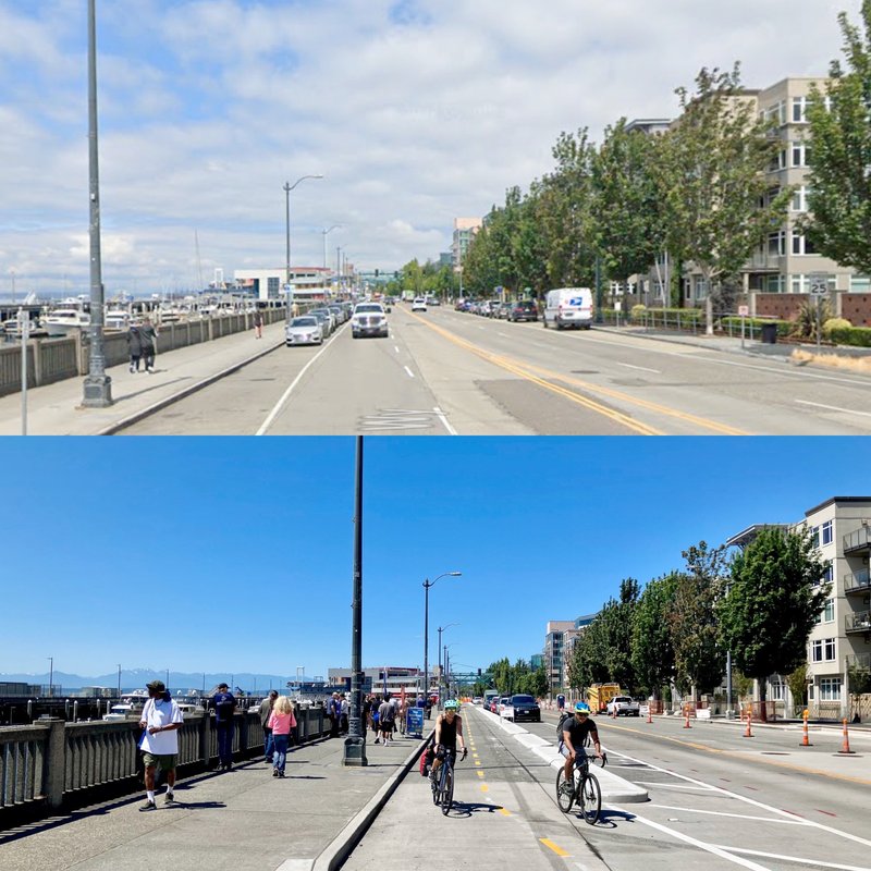 Alaskan Way N Before and After